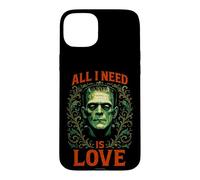 Custodia per iPhone 15 Plus Frankenstein Ho bisogno di amore | Grunge Horror Halloween