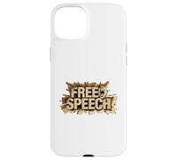 Custodia per iPhone 15 Plus FREE SPEECH Inghilterra, Regno Unito, Australia, Costituzione USA, Libertà