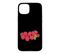 Custodia per iPhone 15 Plus Frutta fresca di mirtillo rosso