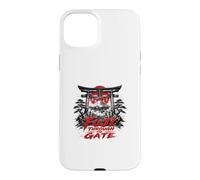 Custodia per iPhone 15 Plus Fuji Attraverso Il Cancello Giappone Torii Scena Paesaggio
