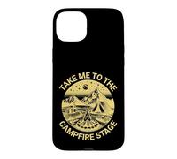 Custodia per iPhone 15 Plus Fun Folk Music Camping Trip Take Me To The Campfire Stage