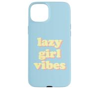 Custodia per iPhone 15 Plus Fun Lazy Girl Vibes Job Design