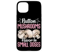 Custodia per iPhone 15 Plus Funghi Button Sapore In Piccole Dosi