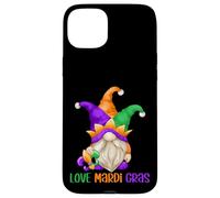 Custodia per iPhone 15 Plus Funny Carnival Gnome With Fool Cap For Girls Love Mardi Gras