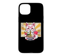 Custodia per iPhone 15 Plus Funny Kawaii Ramen Kids Kitsune Nine Tailed Lover