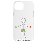 Custodia per iPhone 15 Plus Funny Men Bocce Ball, Boy Bocci Gifts