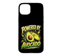 Custodia per iPhone 15 Plus Funny Powered By Avocado Saying Humor Joke Gag