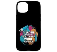 Custodia per iPhone 15 Plus Funny Rug Tufting Gun New Zealand Wool Addiction
