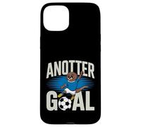 Custodia per iPhone 15 Plus Funny Soccer Animal - Anotter Goal Otter Soccer Player