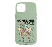 Custodia per iPhone 15 Plus Funny Sometimes I Just Be Fartin' Frog Graphic