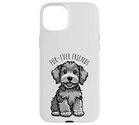 Custodia per iPhone 15 Plus Fur-Ever Friends - Cartone animato con cucciolo di