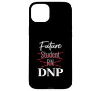 Custodia per iPhone 15 Plus Futuro studente RN DNP Infermieristica Dottorato Percorso Umorismo