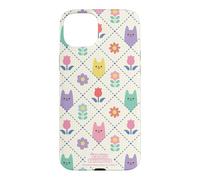 Custodia per iPhone 15 Plus Gabby’s Dollhouse Floral Cat Tile All Over Print