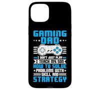 Custodia per iPhone 15 Plus Gaming Dad I Don't Just Play I Teaching My Son How To Solve Pro