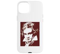 Custodia per iPhone 15 Plus Genio della musica classica di Beethoven