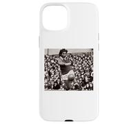 Custodia per iPhone 15 Plus George Best On The Ball Man Utd Coppa del Mondo di calcio 1971
