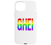 Custodia per iPhone 15 Plus GHEI | Gay Divertente Umoristica Bandiera Arcobaleno