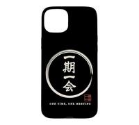 Custodia per iPhone 15 Plus Giapponese Detto Ichigo Ichie Tea Cerimonia Mindfulness Kanji
