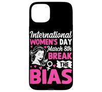 Custodia per iPhone 15 Plus Giornata internazionale della donna 8 marzo Rompere il pregiudizio