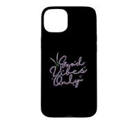 Custodia per iPhone 15 Plus Good Vibes Only Lavender Garden Fragranza Pianta