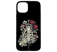 Custodia per iPhone 15 Plus Gothic Floral Skeleton Hand Syringe Funny Nurse