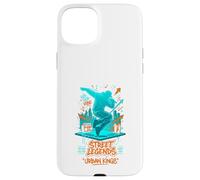 Custodia per iPhone 15 Plus Graffiti della vecchia scuola Hip Hop Legends Break-dancer