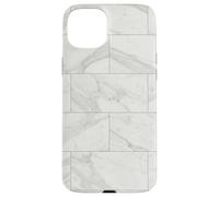 Custodia per iPhone 15 Plus Grafica astratta della composizione geometrica minima della griglia delle matton