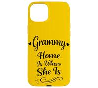 Custodia per iPhone 15 Plus Grammy Casa è dove lei è - orgoglioso amorevole famiglia nonna