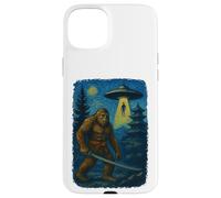 Custodia per iPhone 15 Plus Grande Piede Samurai UFO Giappone