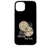 Custodia per iPhone 15 Plus Grandfather Alarm Clock Time Tick Tock Clock T-Shirt