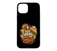 Custodia per iPhone 15 Plus Grandi Idee Grandi Muri Graffiti Artista Murale