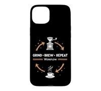 Custodia per iPhone 15 Plus Grind Brew Repeat routine caffè pour over casa