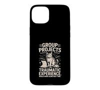 Custodia per iPhone 15 Plus Gruppo Progetti Esperienza Traumatica Umorismo gatto