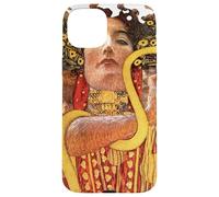 Custodia per iPhone 15 Plus Gustav Klimt - Hygieia Medicine Dea greca della salute
