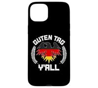Custodia per iPhone 15 Plus Guten Tag Y'all Biergarten Germany Flag German Beer Festival