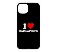 Custodia per iPhone 15 Plus Hackathon Amore Divertente Hack Con Evento Codice Hacking Concorso Fan