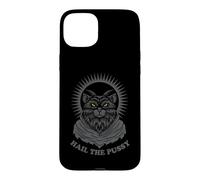 Custodia per iPhone 15 Plus "Hail the Pussy" Goth Satan Clothing Gothic Hail Satan