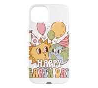 Custodia per iPhone 15 Plus Happy Earth Day Planet Birthday Party Celebration