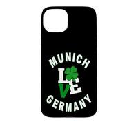 Custodia per iPhone 15 Plus Happy St. Patricks Day, Monaco di Baviera, Germania