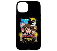 Custodia per iPhone 15 Plus Harry Potter Chibi and The Sorcerer's Stone