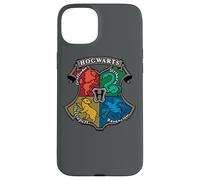 Custodia per iPhone 15 Plus Harry Potter Hand Drawn Hogwarts Crest