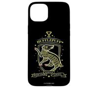 Custodia per iPhone 15 Plus Harry Potter Hand Drawn Hufflepuff Shield
