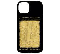 Custodia per iPhone 15 Plus Harry Potter Marauder's Map Interior Words