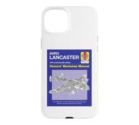 Custodia per iPhone 15 Plus Haynes Avro Lancaster Bomber Aereo Manuale di officina per proprietari