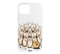 Custodia per iPhone 15 Plus Hear the Ten Pins Laughing Bowling Bowler Pun
