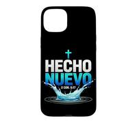 Custodia per iPhone 15 Plus Hecho Nuevo Battesimo Acqua Español Christian Spanish Faith