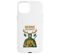Custodia per iPhone 15 Plus Herne the Hunter English Woodland Spirit Folklore Design
