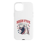 Custodia per iPhone 15 Plus High Five | Retro George Washington Patriottico Vintage