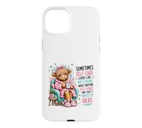 Custodia per iPhone 15 Plus Highland Cow Cura di sé Non preoccuparsi di ciò che qualcuno pensa