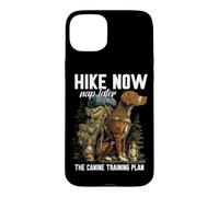 Custodia per iPhone 15 Plus HIKE NOW NAP LATER THE CANINE TRAINING PLAN